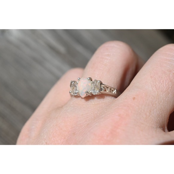 alternative raw diamond engagement ring raw crystal size 4 5 6 7 8 8 9 10 11 12 - Picture 2 of 6